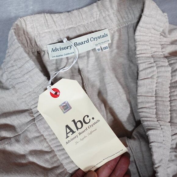 Advisory Board Crystals Los Angeles Lounge Pants Mens XL 30” Beige Brown NWT - Picture 4 of 12